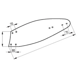41659459509 Odkładnia lewa Overum 94-595 Molbro
