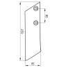41659461109 Dłuto lemiesza 270x85 lewe 94-611, AX Mølbro Molbro 5700031144029