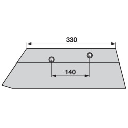 41657460509 Lemiesz 12" prawy Overum 74-605 Non Original