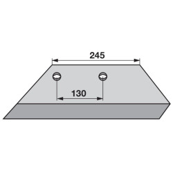 41659460109 Lemiesz 16" Overum XL lewy, 94-601 zam. Kramp 8716106970612