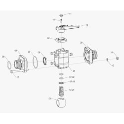 Zawór Kulowy Ręczny 2-Drożny Złącze T5 Arag 8026834355163