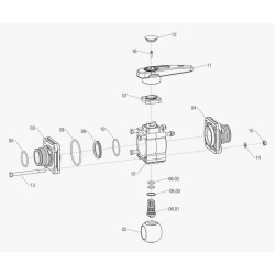 Zawór Kulowy Ręczny 2-Drożny Złącze T6 Arag 8026834287877