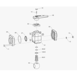 Zawór Kulowy Ręczny 2-Drożny Gwint Wew. 1i1/2” Arag 8026834090071