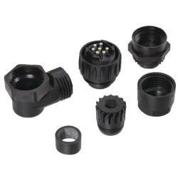 Amphenol T3104081 Wtyczka 7-pin kątowa