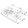 Zaczep kulowy K50 750kg profil kwadratowy 70x70mm, AK 7 V Plus - 7 AL-KO 8716106760886