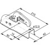 Zaczep kulowy K50 750kg profil kwadratowy 40x40mm, AK7/I VKT 40 PLU AL-KO 8716106760909