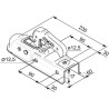 Zaczep kulowy K50 750kg profil kwadratowy 60x60mm, AK7 AL-KO 8716106747450