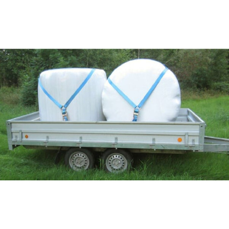 Pas transportowy do bel słomy , bez napinacza, 5 cm / 9,12 m