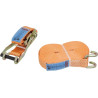 Pas transportowy 50mm z napinaczem grzechotkowym i hakiem pazurowym 9 m Kramp 8716106682706