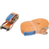 Pas transportowy 50mm z napinaczem grzechotkowym i hakiem pazurowym 12 m Kramp 8716106682690