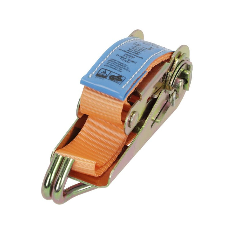 Napinacz grzechotkowy 25mm pasa transportowego z hakiem J Kramp 8716106189090