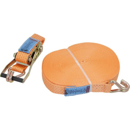 Pas transportowy 50mm z napinaczem grzechotkowym i hakiem J 20 m Kramp 8716106189045