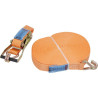 Pas transportowy 50mm z napinaczem grzechotkowym i hakiem J 20 m Kramp 8716106189045