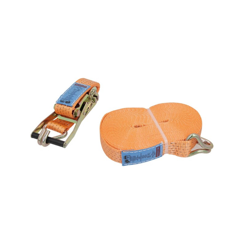 Pas transportowy 50mm z napinaczem grzechotkowym i hakiem J 12 m Kramp 8716106188994