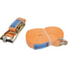Pas transportowy 50mm z napinaczem grzechotkowym i hakiem J 12 m Kramp 8716106188994