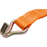 Pas transportowy 50mm z napinaczem grzechotkowym i hakiem J 5 m Kramp 8716106682669