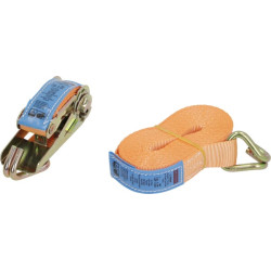 Pas transportowy 25mm z napinaczem grzechotkowym i hakiem J -5m Kramp 8716106189014