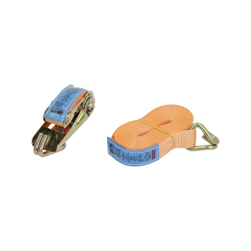 Pas transportowy 25mm z napinaczem grzechotkowym i hakiem J -5m Kramp 8716106189014