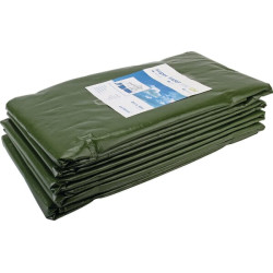 Plandeka 250 g/m² 8x10m oliwkowa PE Unbranded 8713737026459