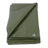 Plandeka 250 g/m² 4x6m oliwkowa PE Unbranded 8713737026251