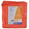 Plandeka 100 g/m² 10x6m pomarańczowa gopart 8716106137008
