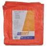 Plandeka 100 g/m² 5x4m pomarańczowa gopart 8716106137046
