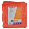 Plandeka 100 g/m² 4x3m pomarańczowa gopart 8716106137053