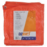 Plandeka 100 g/m² 3x2m pomarańczowa gopart 8716106137077