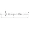 Linka hamulca 930/1155 BPW