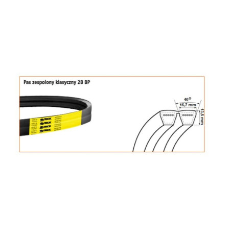 Pasek 020S2HB1500 Pasek 2HB 1500