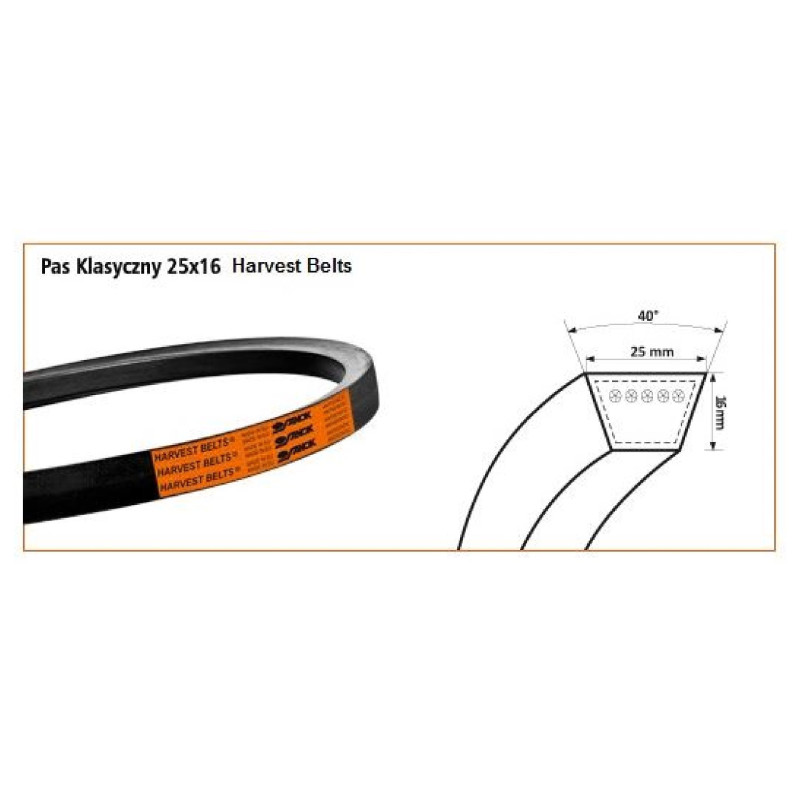 Pasek 25x16/H-3315 Harvest Belts