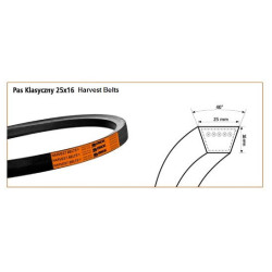 Pasek H25x16x1910 Harvest Belts