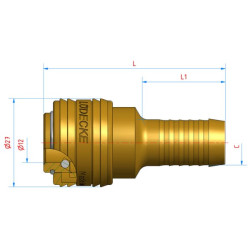 Szybkozłącze NW7,2 Euro 6 mm