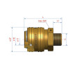 Szybkozłącze NW5,5 Profil ISO B 23KA