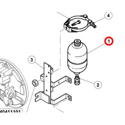 3619551M3 Akumulator hydrauliczny 1,0l 210/11 bar wew.1/2" BSP SAIP 8716106948956