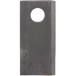 Fella 140693 Nożyk kosiarki rotacyjnej lewy 102x48x4 mm otwór Ø 19 mm okrągły pasuje do Fella