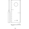 Fella 140693 Nożyk kosiarki rotacyjnej lewy 102x48x4 mm otwór Ø 19 mm okrągły pasuje do Fella