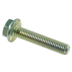 Śruba M10x30 kl.10.9, pełen gwint, ocynk z kołnierzem Verbus Kramp 8716106613274