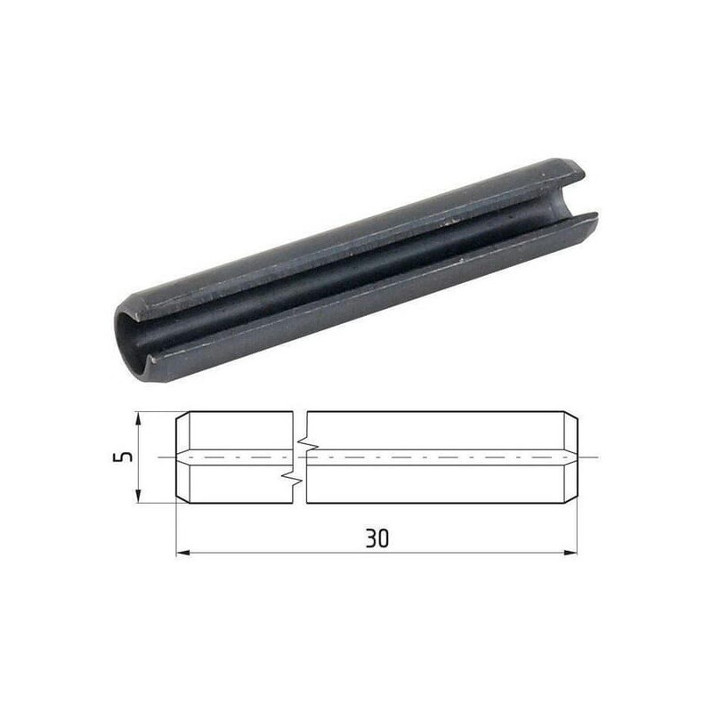 Kołek sprężysty 05x030 mm Kramp 8719493117431