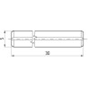 Kołek sprężysty 05x030 mm Kramp 8719493117431