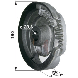 Tarcza wiązarki 00545311, 80553165 28,6mm