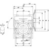 Przekładnia ślimakowa 80 do 1 type GMR 030