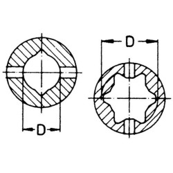 Widłak na gwiazda 37x51-S4 356905