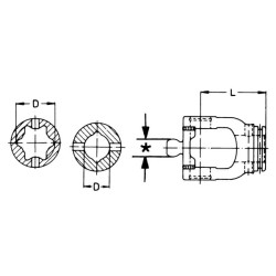 Widłak na gwiazda 37x51-S4 161287