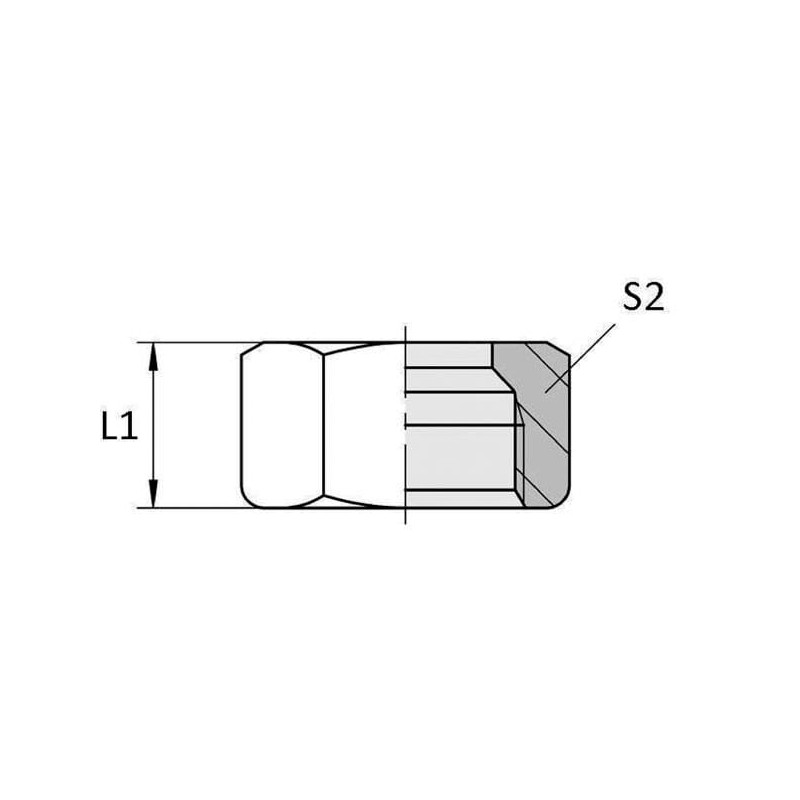 Nakrętka M45x2 35L MV35L Voss MV35L