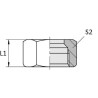 Nakrętka M45x2 35L MV35L Voss MV35L