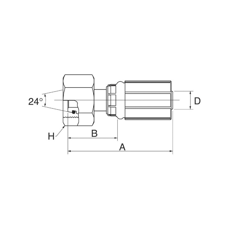 Armatura wtłaczana DN6-M16x1,5 4G10FDLORX Gates 5414465712876