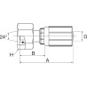 Armatura wtłaczana DN6-M16x1,5 4G10FDLORX Gates 5414465712876