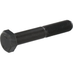 Śruba M12x70x1,25 drobnozwojna kl.8.8, pół gwint czarna, 