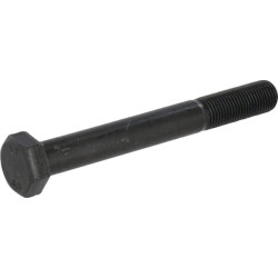 Śruba M12x100x1,25 drobnozwojna kl.8.8, pół gwint czarna, 